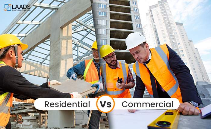 <strong>Differences between Residential and Commercial Construction</strong>
